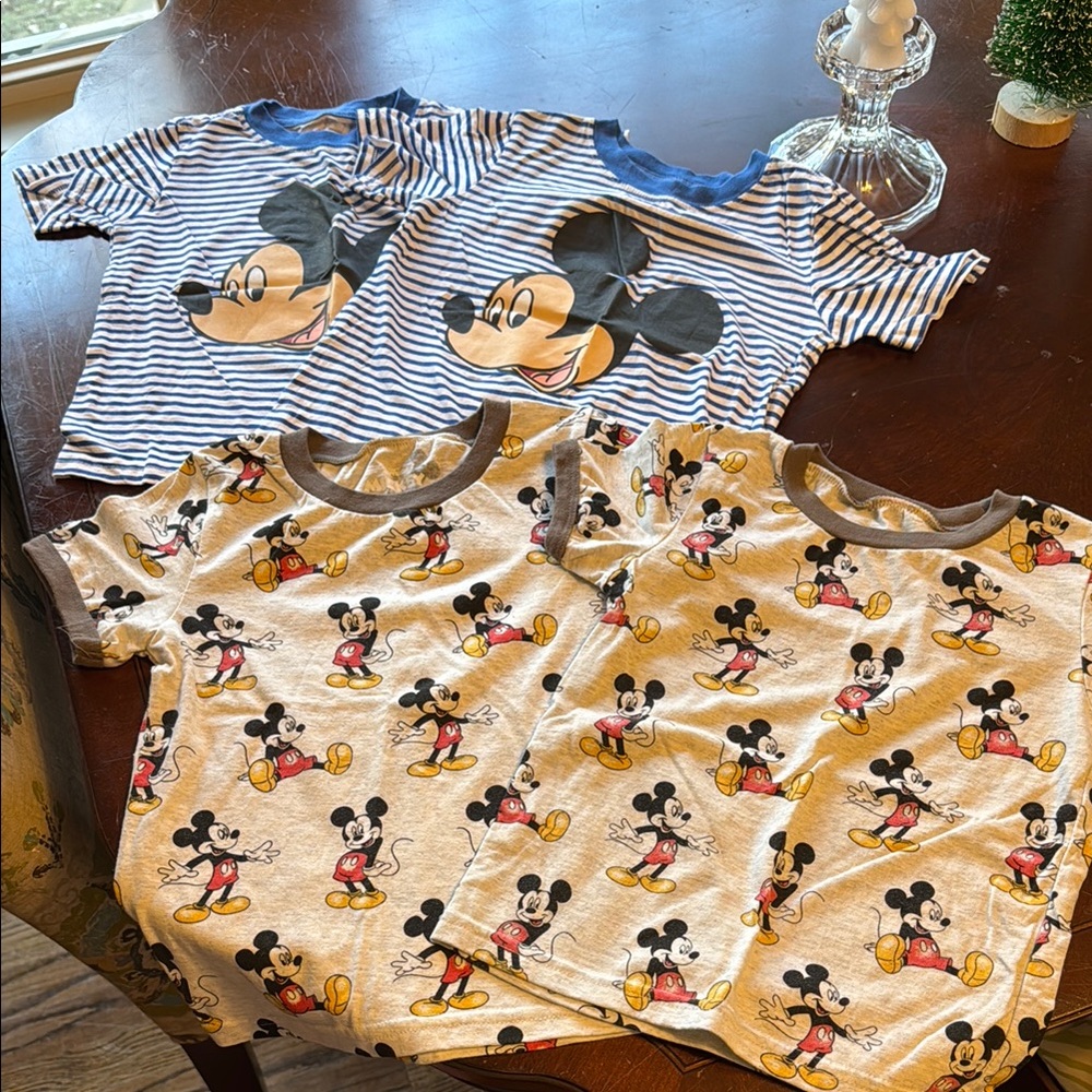 Disney Mickey Mouse Toddler T-Shirts Set